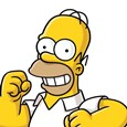 Fotografía de Homer Simpson, personaje de animación de la serie Los Simpsons